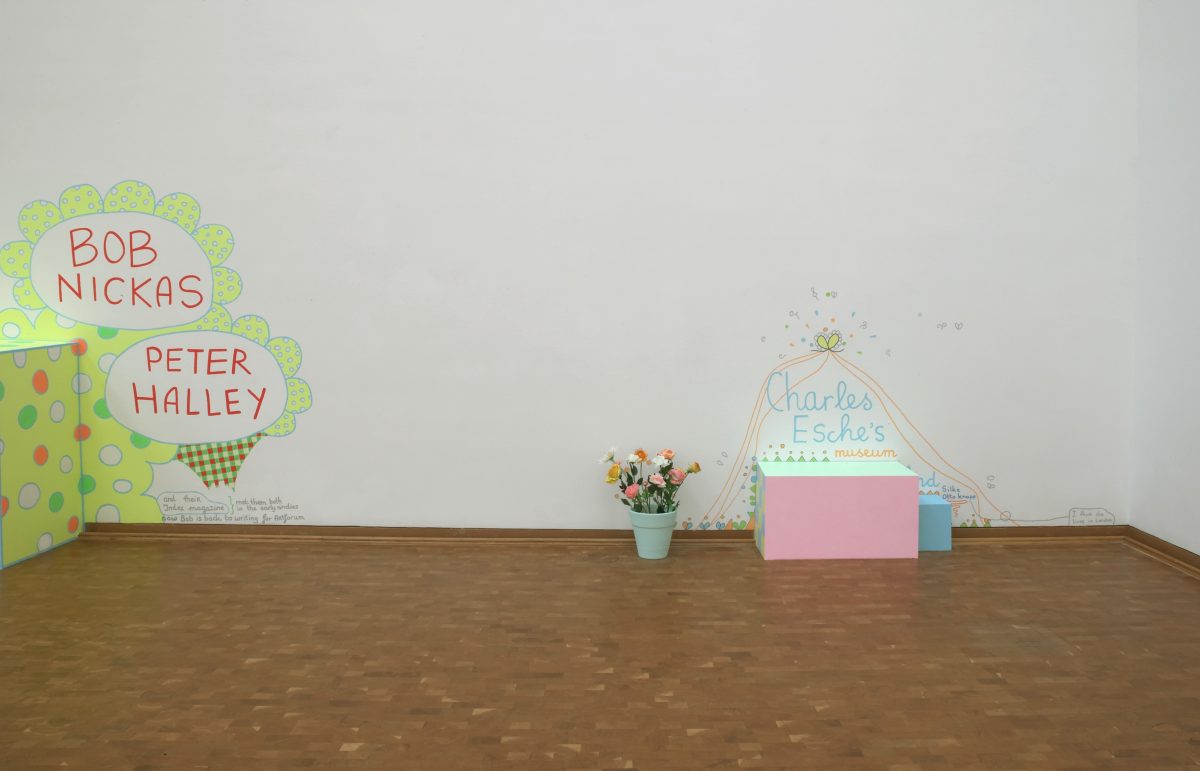 <I>Small talks</i>, 2003
</br>  installation view, Museum Ludwing, Koln