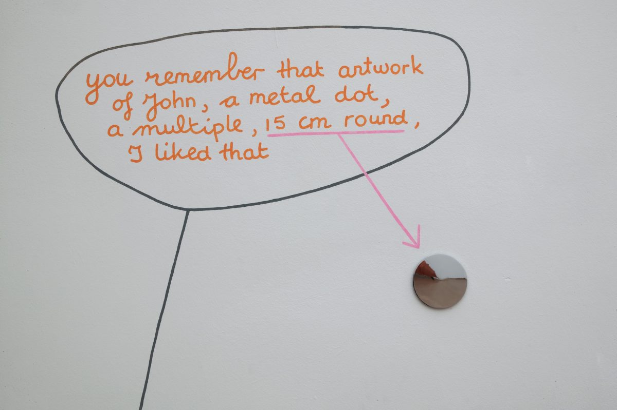 <I>Small talks</i>, 2003
</br>  installation view, Museum Ludwing, Koln