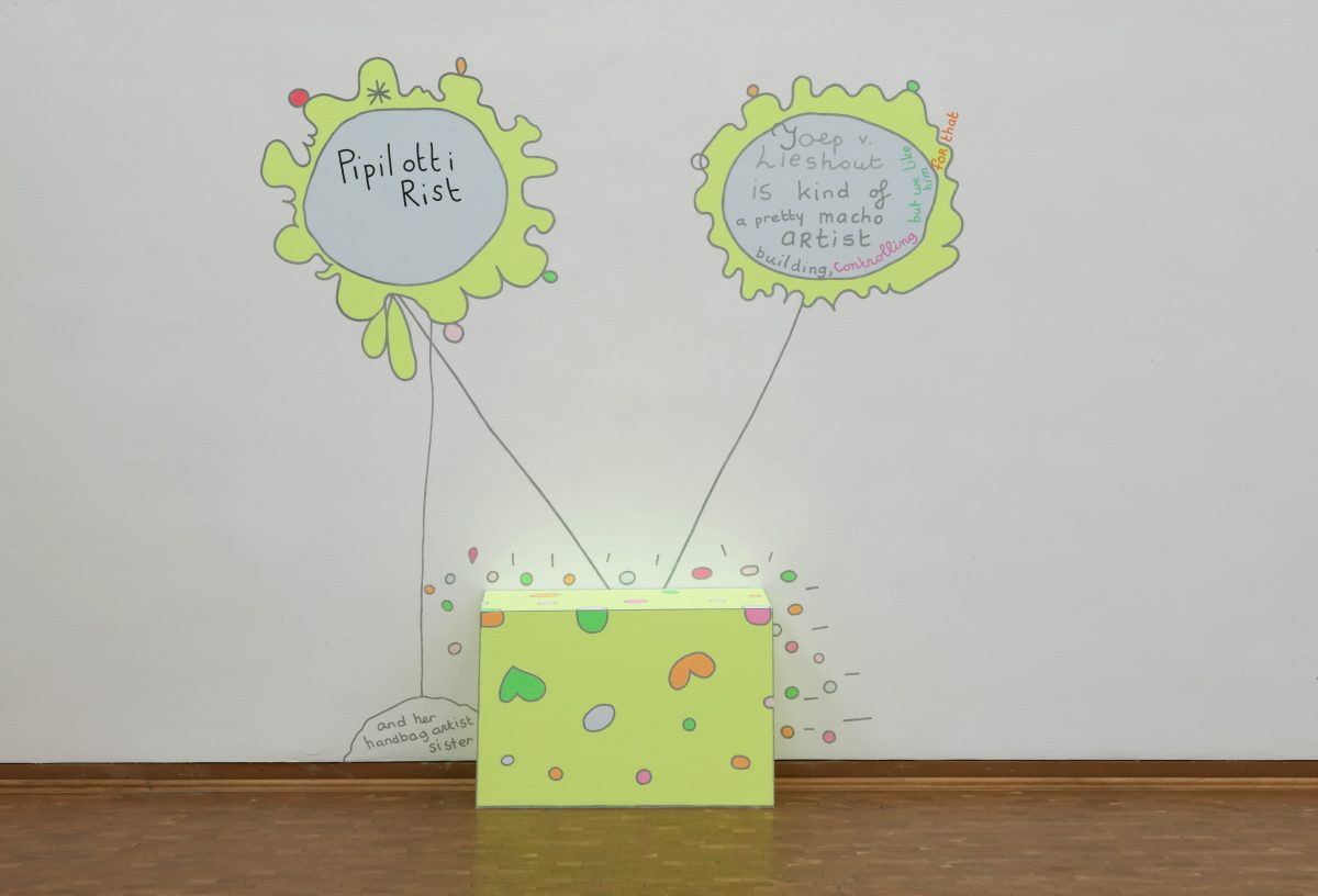 <I>Small talks</i>, 2003
</br>  installation view, Museum Ludwing, Koln