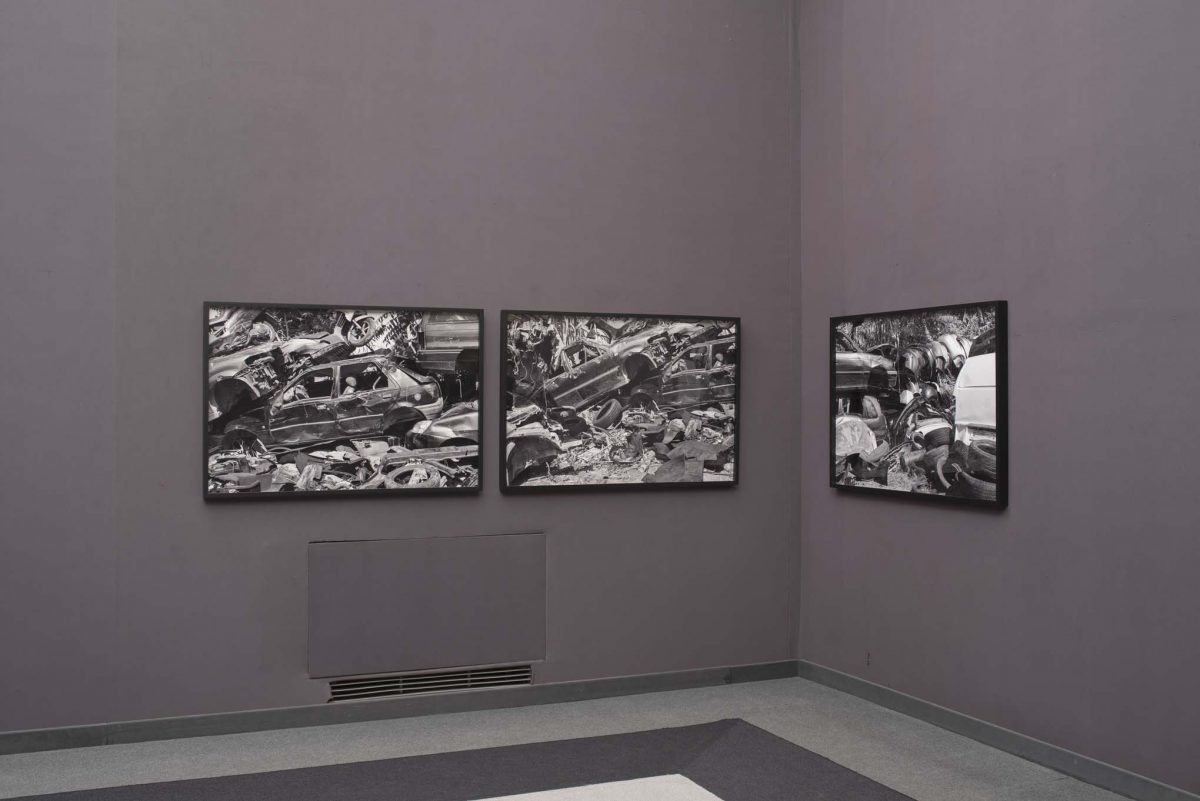 <I>Auto Body Collision</i>, 2014
</br> installation view, Fondazione Memmo, Rome