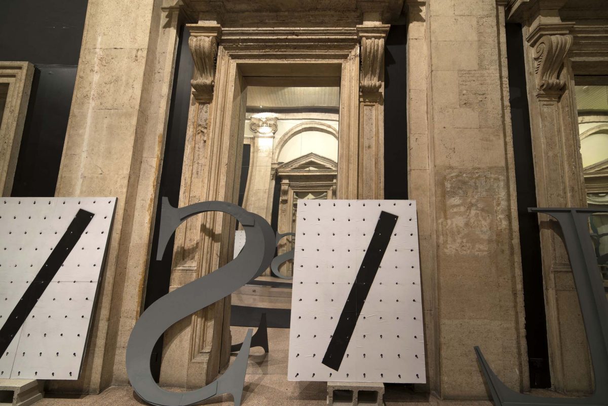 <I>Auto Body Collision</i>, 2014
</br> installation view, Fondazione Memmo, Rome