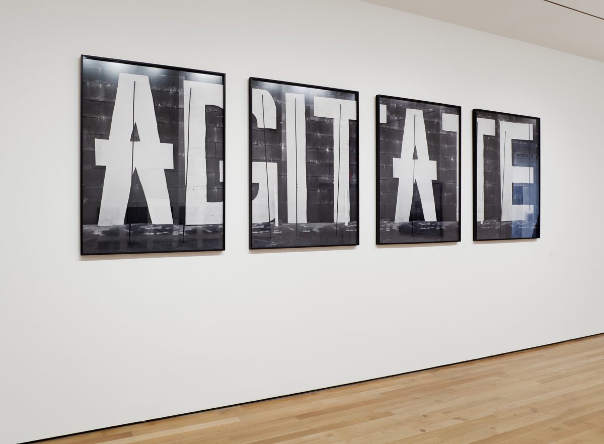 <I>Ecstatic Alphabets / Heaps of Language</i>, 2012
</br> installation view, Museum of Modern Art, New York
