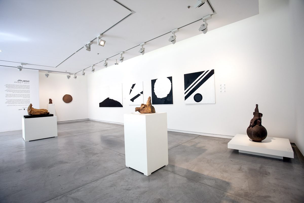 <I>Simone Fattal</i>, 2016
</br> installation view, SAF Art Space