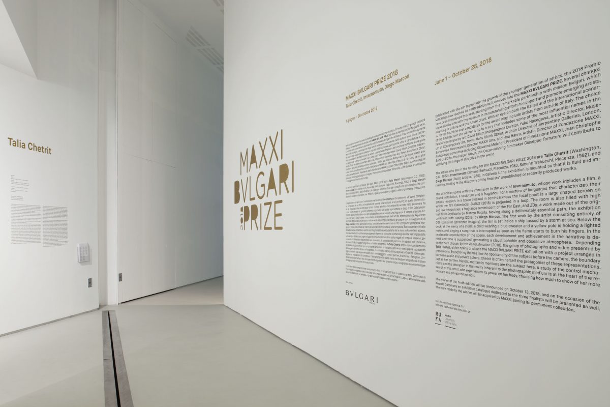 <I>Amateur, MAXXI BVLGARI Prize</i>, 2018
</br> installation view, MAXXI, Rome
