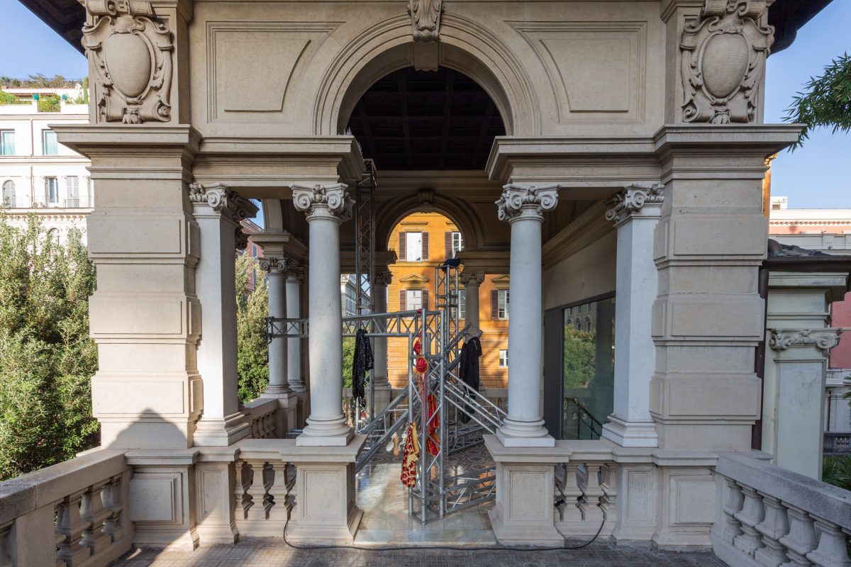 <I>Story Line</i>, 2021
</br> installation view, Istituto Svizzero, Rome