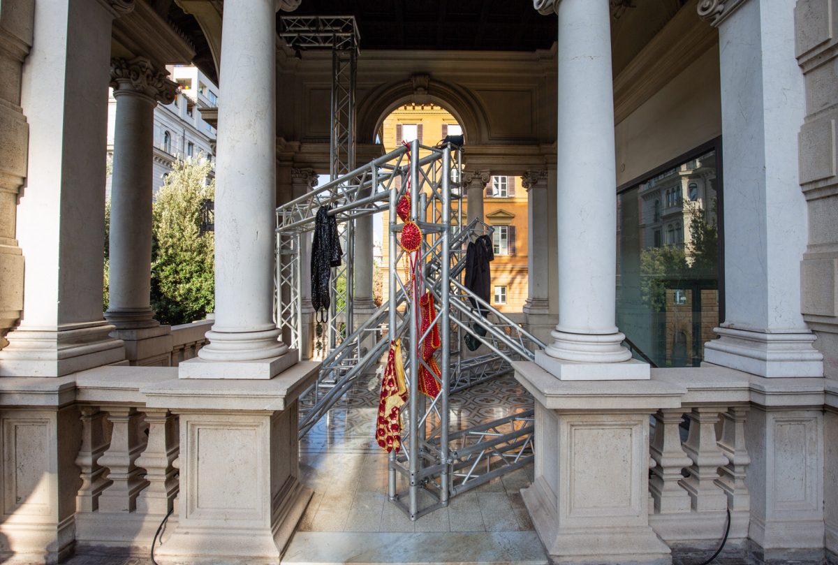 <I>Story Line</i>, 2021
</br> installation view, Istituto Svizzero, Rome