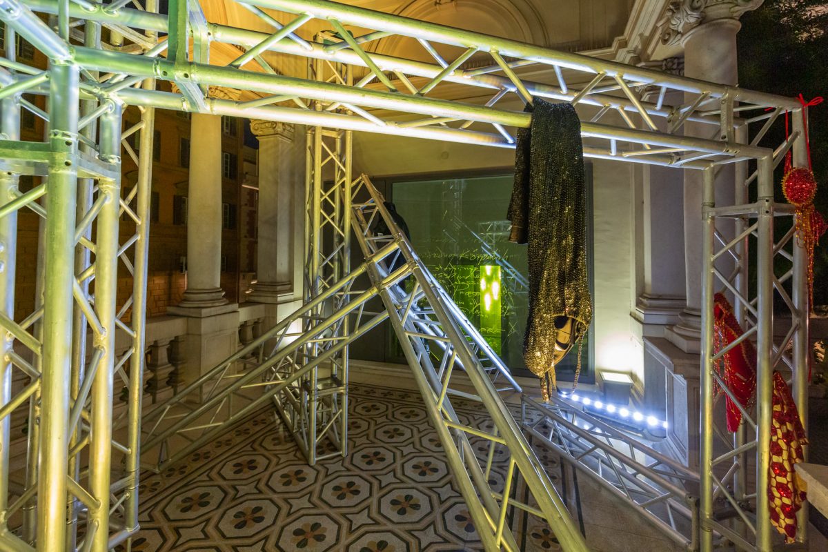 <I>Story Line</i>, 2021
</br> installation view, Istituto Svizzero, Rome