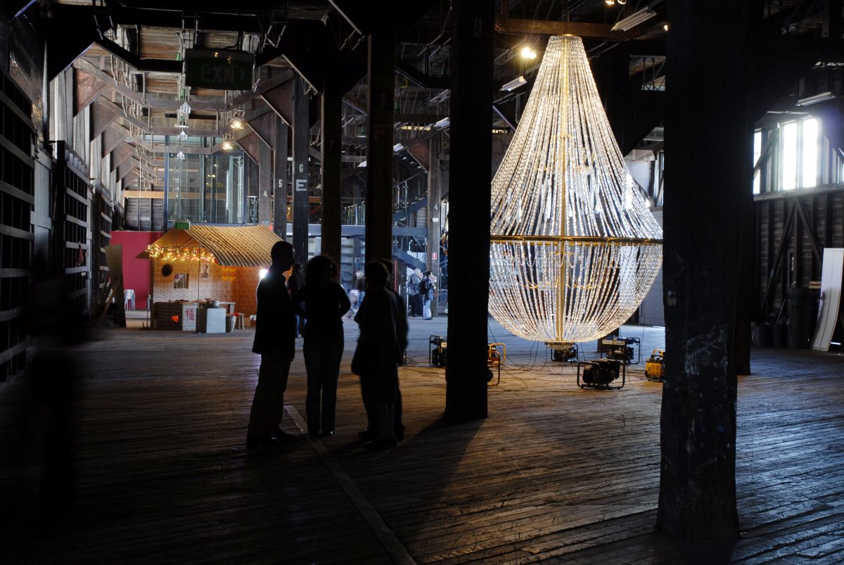 <I>Noise of Light</i>, 2006
</br> installation view, 15th Biennale of Sydney