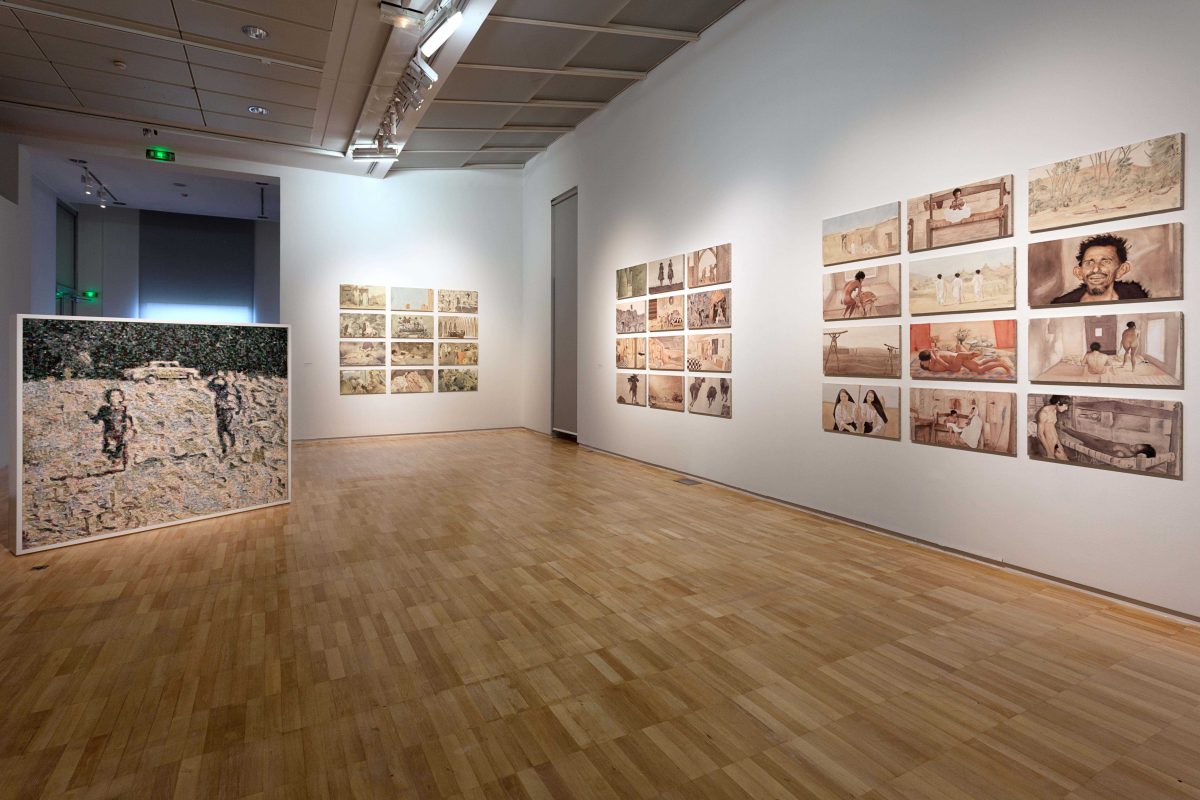 <I>Lives In Transit</i>, 2013
</br> installation view, Galerie Nationale du Jeu de Paume, Paris