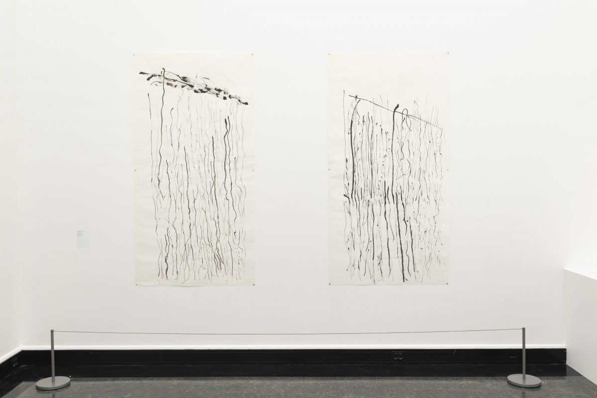 <i>Fix Your
Gaze On Saturn's RingsJanuary</i>, 2020
</br>
installation view, Bergen Kunsthall, Bergen