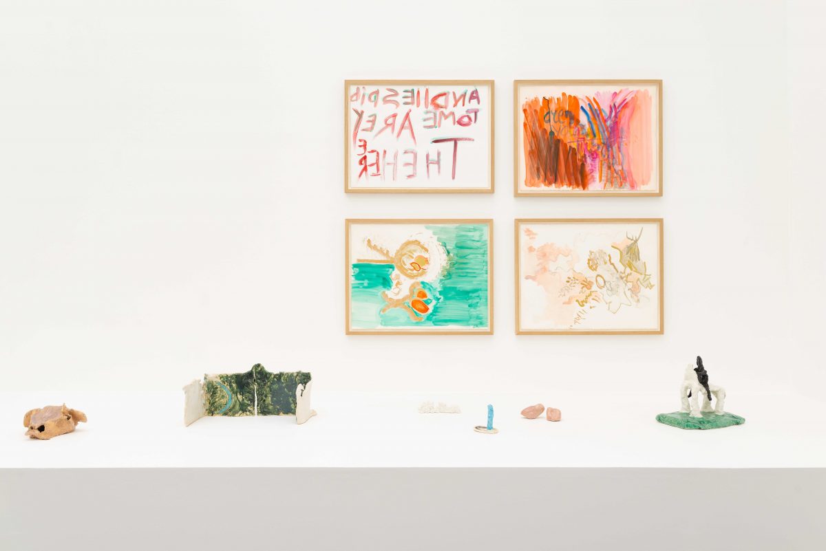<i>Fix Your
Gaze On Saturn's RingsJanuary</i>, 2020
</br>
installation view, Bergen Kunsthall, Bergen