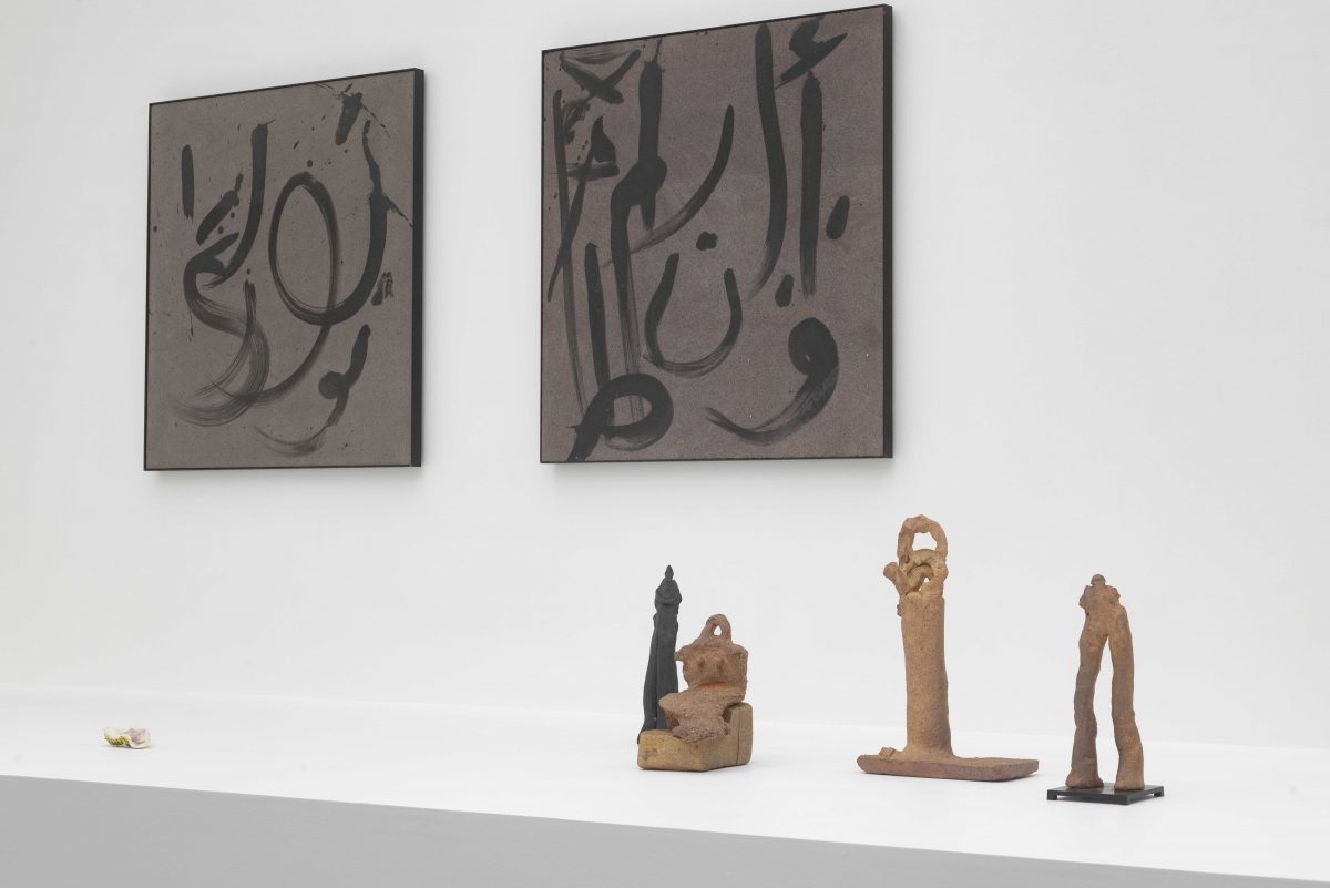 <i>Fix Your
Gaze On Saturn's RingsJanuary</i>, 2020
</br>
installation view, Bergen Kunsthall, Bergen