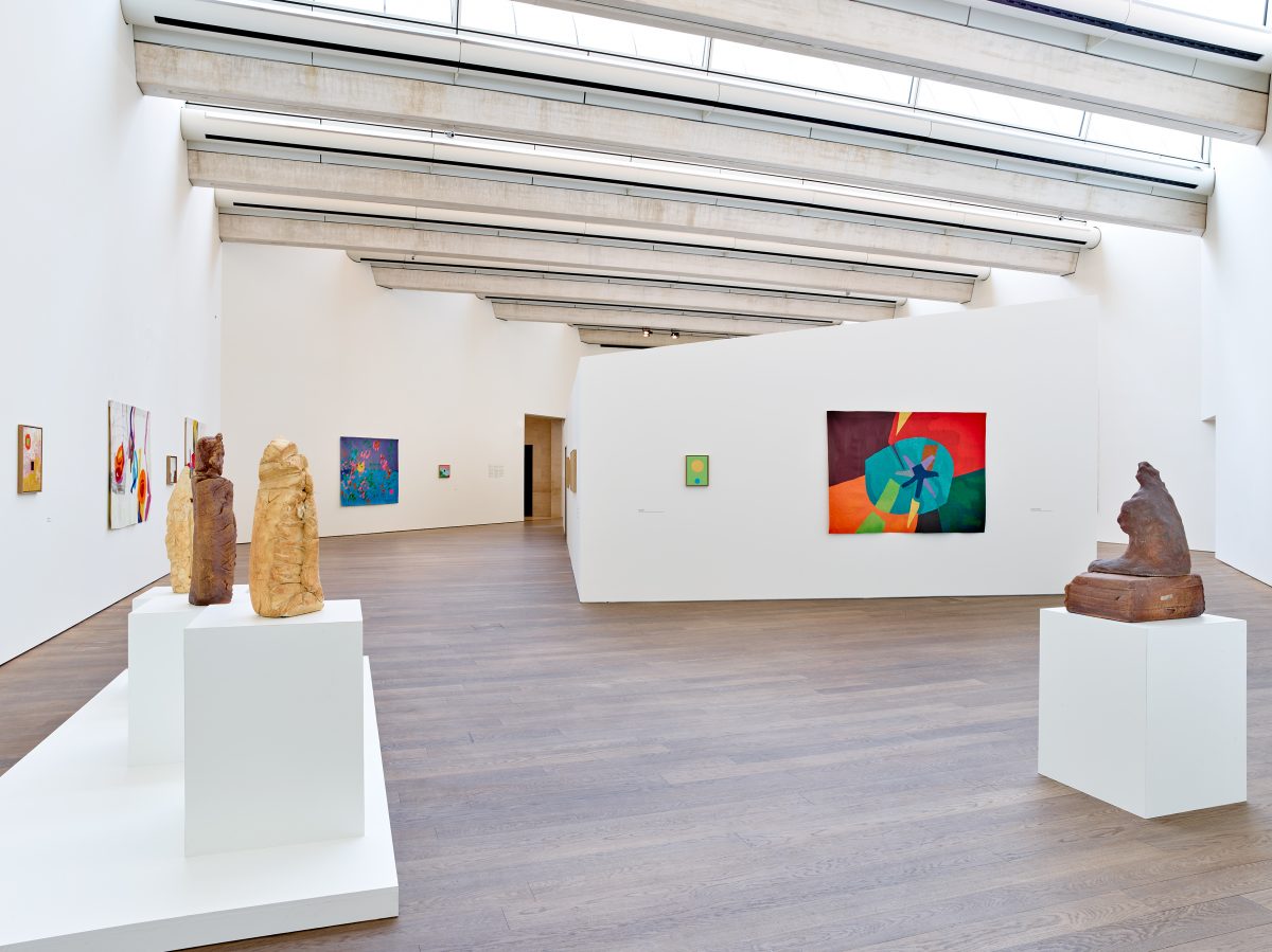 <i>Etel Adnan et les modernes</i>, 2019
</br>
installation view, Mudam, Luxembourg