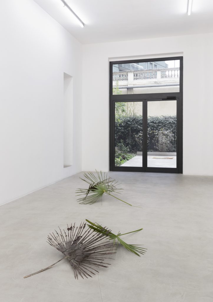 <i>Il sole che filtra tra le foglie</br> [The Sun filtering through the leaves]</i>, 2022
</br> installation view, kaufmann repetto Milan