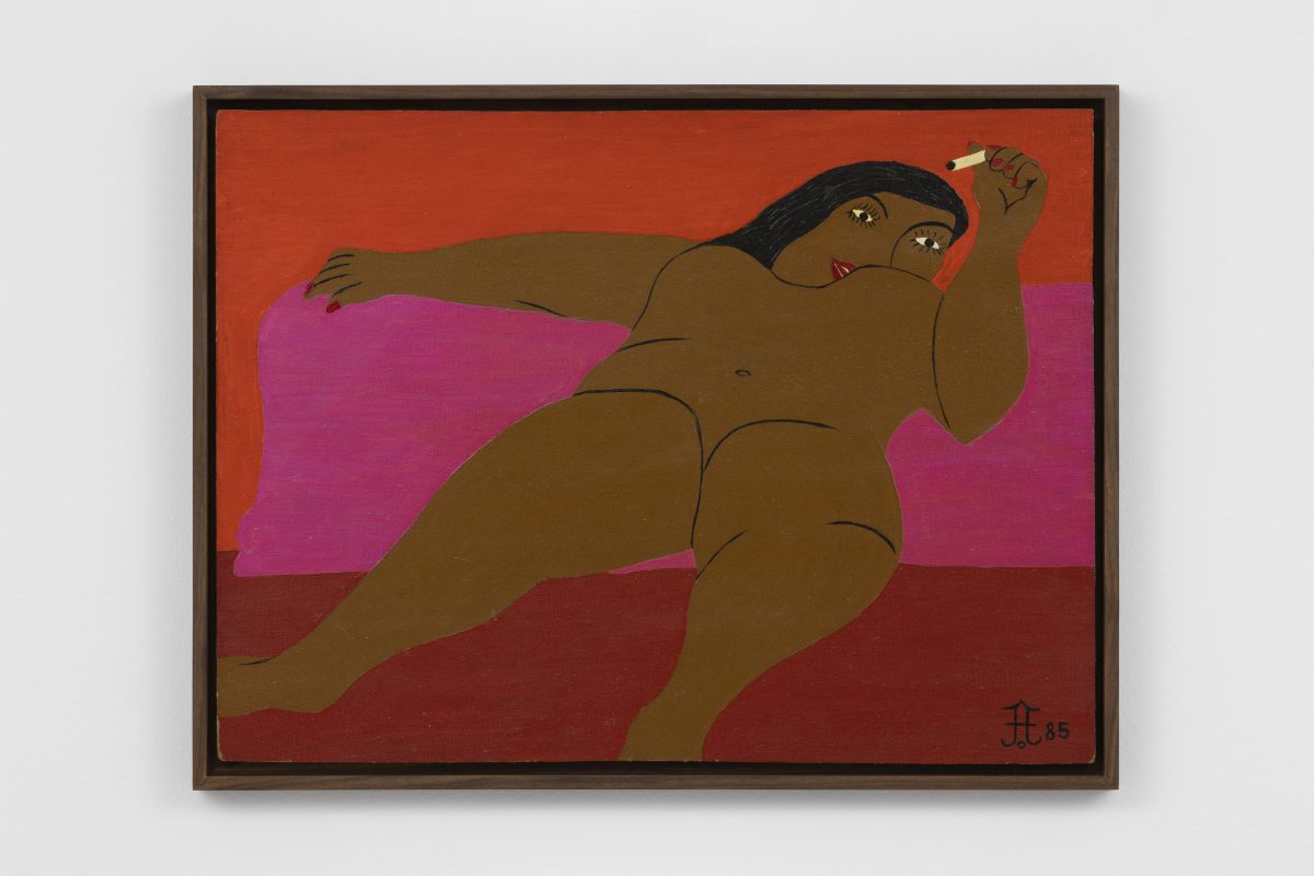 <i>Untitled</i>, 1985 </br>
acrylic on panel</br>
49,5 x 64 x 4 cm / 19.4 x 25.1 x 1.5 in