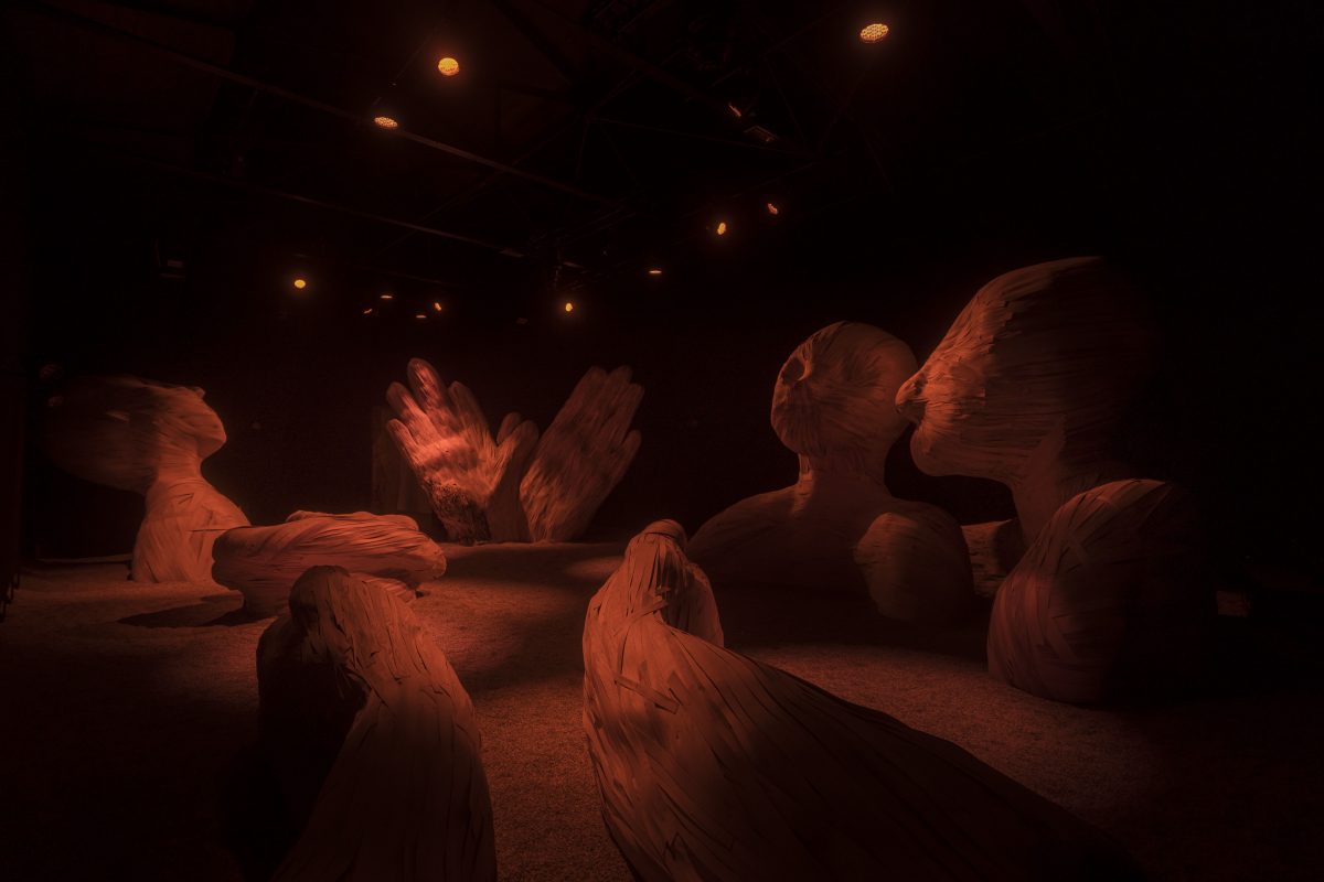 <i>The Concert</i>, 2022
</br> installation view, Swiss Pavilion, 59th Venice Biennale>