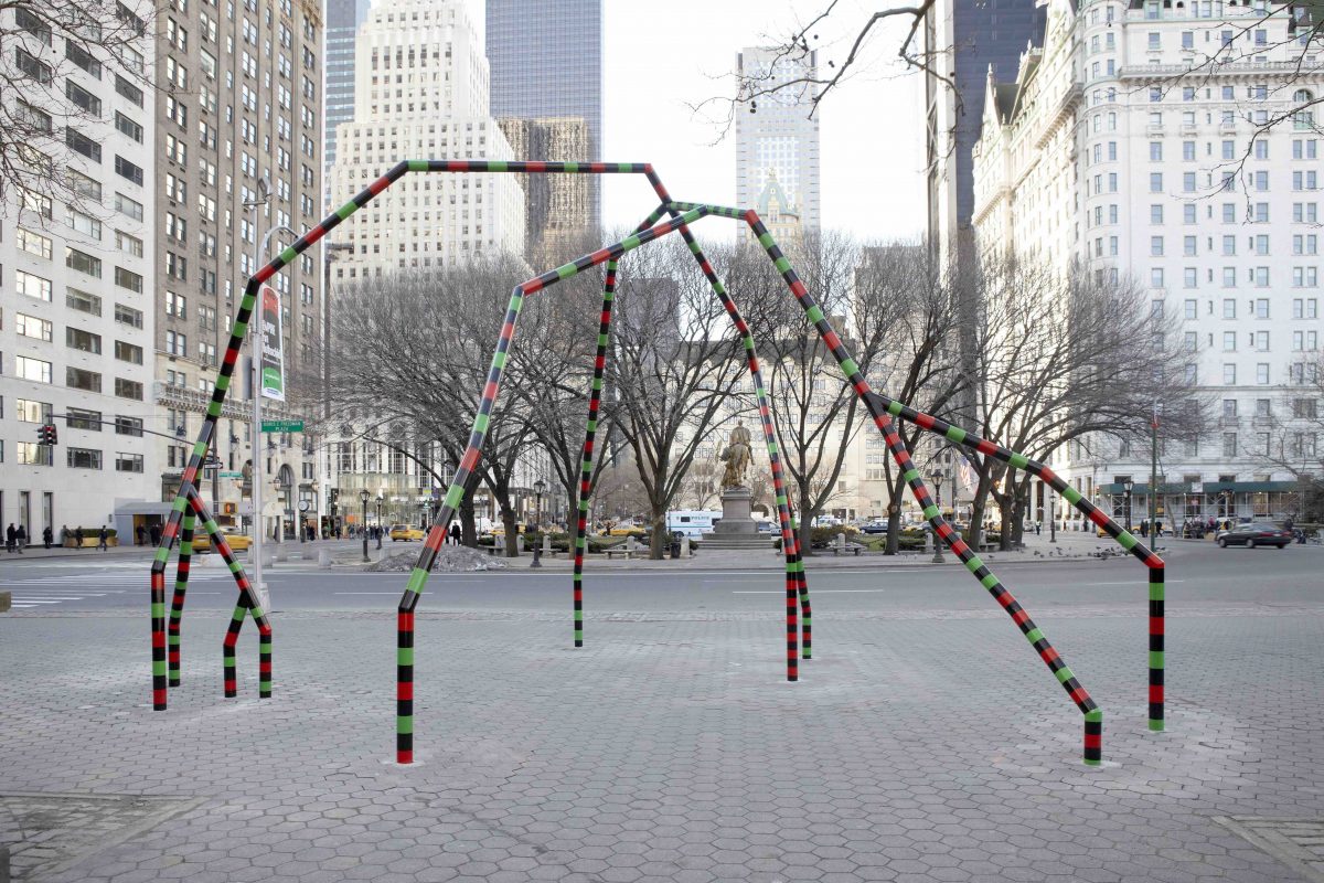 <i>Empire</i>, 2011
</br> installation view, Public Art Fund, New York