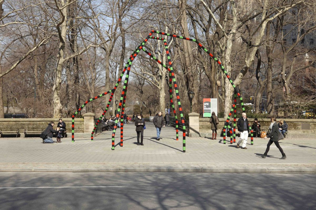 <i>Empire</i>, 2011
</br> installation view, Public Art Fund, New York