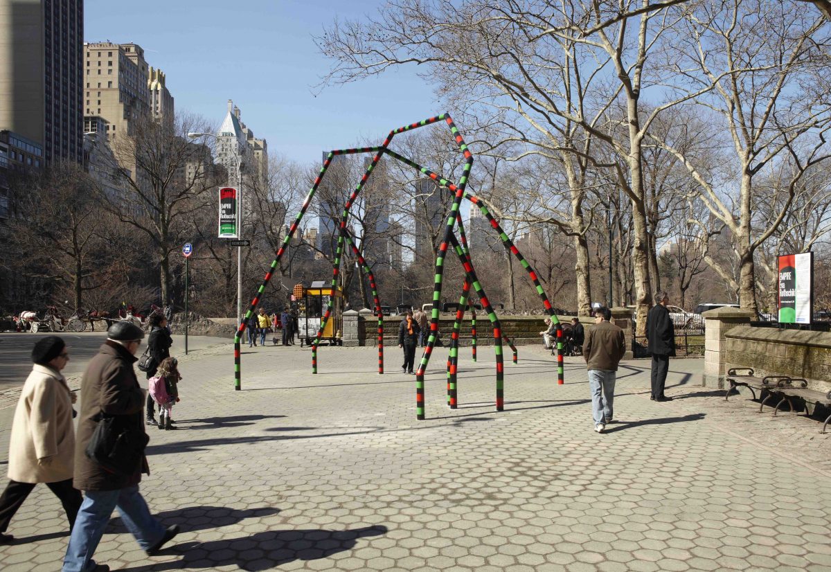 <i>Empire</i>, 2011
</br> installation view, Public Art Fund, New York