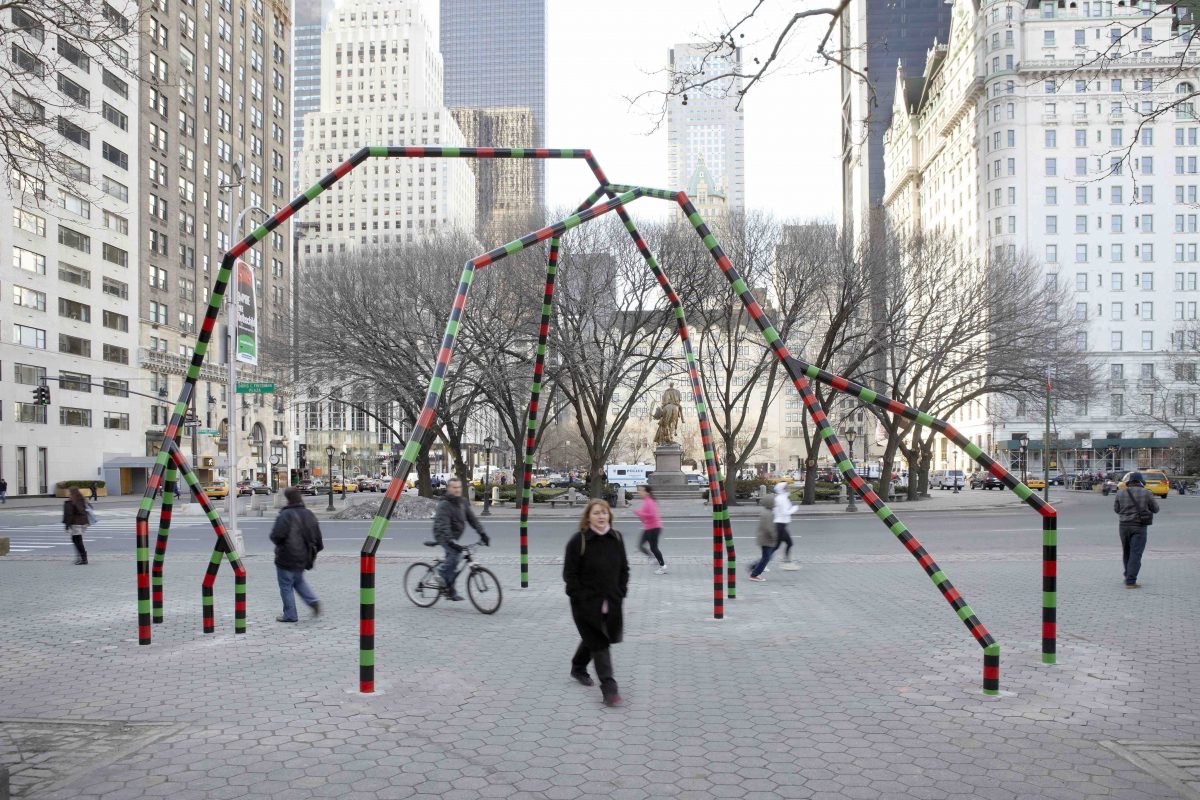 <i>Empire</i>, 2011
</br> installation view, Public Art Fund, New York