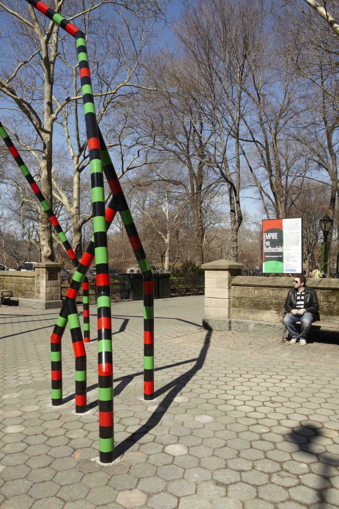 <i>Empire</i>, 2011
</br> installation view, Public Art Fund, New York