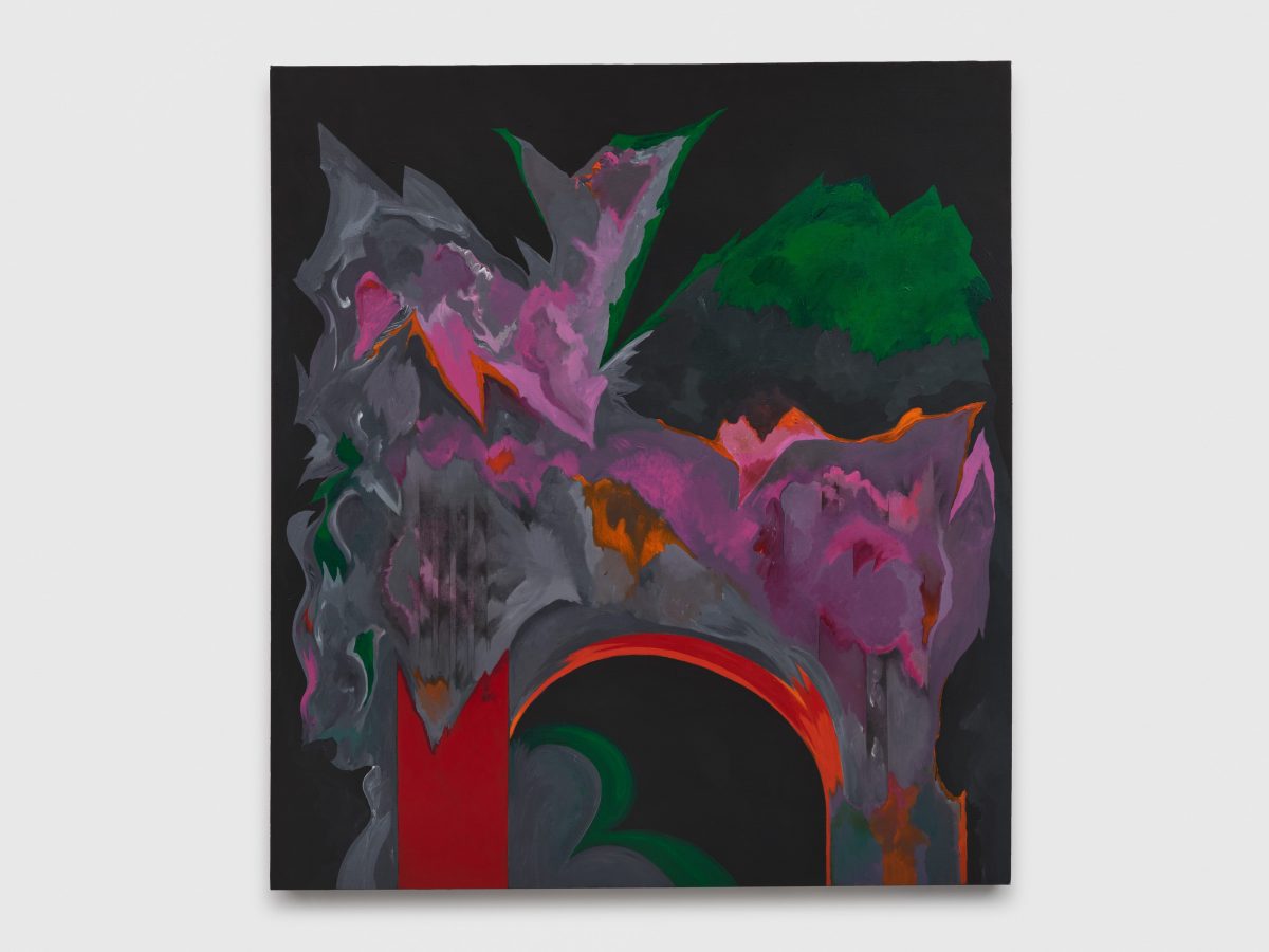 <i>Memory of Cornwall</i>, 1990</br>
acrylic and graphite on canvas</br>
153,7 x 141 x 4 cm / 60.5 x 55.5 x 1.6 in