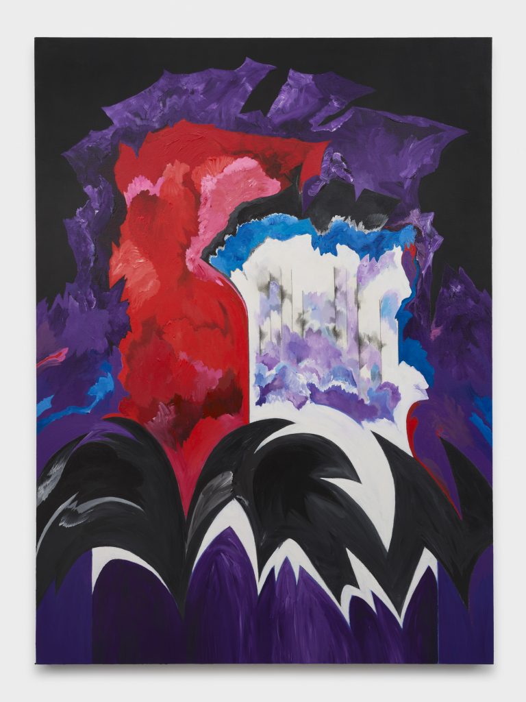 <i>Riders of the Wave</i>, 1992 </br>acrylic and graphite on canvas</br>
191,8 x 141 x 4 cm / 75.5 x 55.5 x 1.6 in