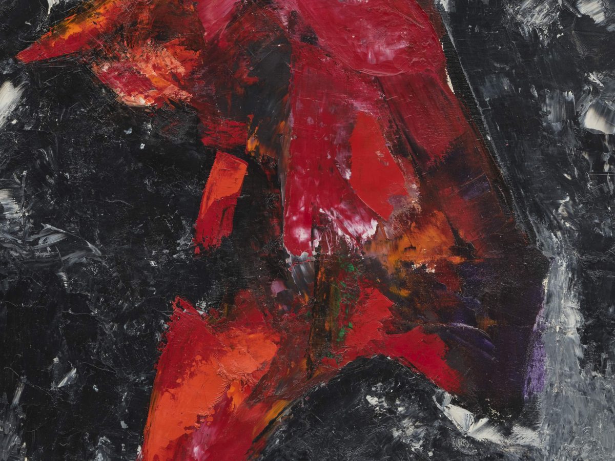 <i>The Widow</i>, 1958 </br>
(detail)</br>