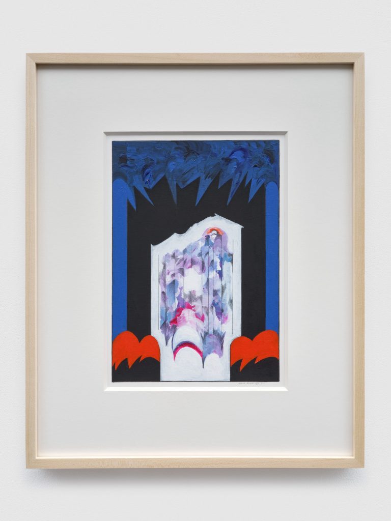 <i>Untitled</i>, 1992</br>acrylic and graphite on paper</br>
45,1 x 35,6 cm / 17.8 x 14 in (framed)