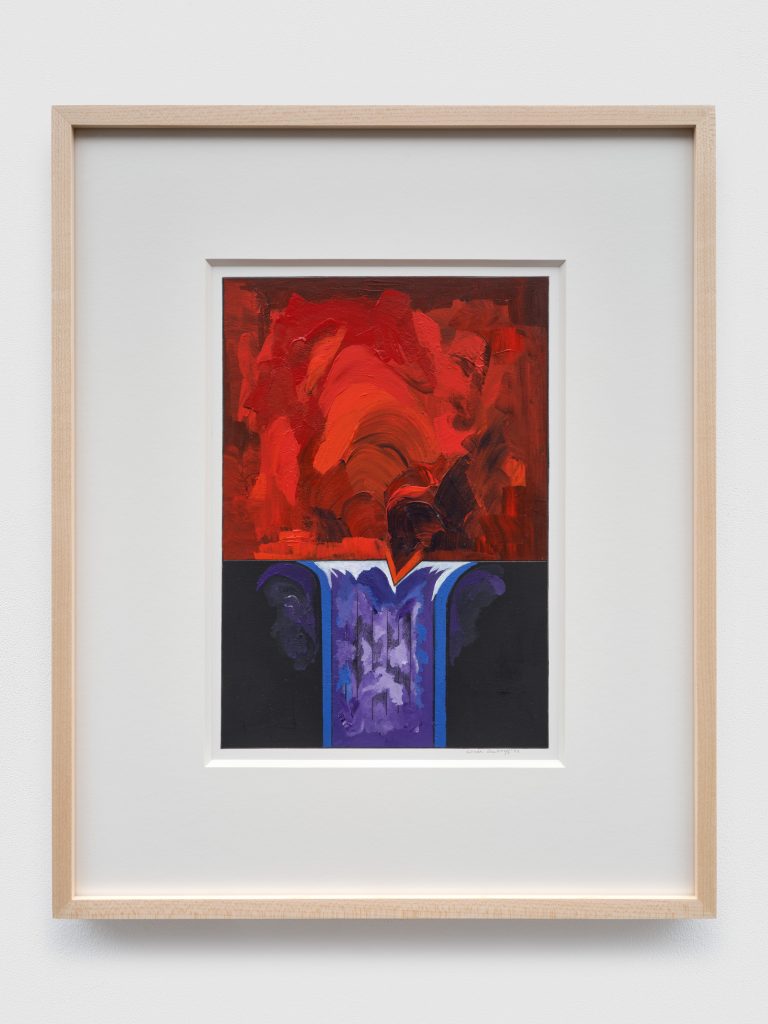 <i>Untitled</i>, 1992</br>acrylic and graphite on paper</br> 
45,1 x 35,6 cm / 17.8 x 14 in (framed)