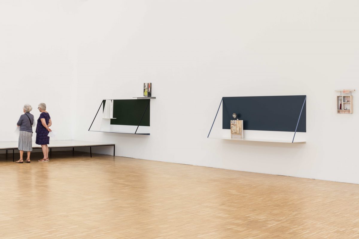<i>Jumping out of an age we found uninhabitable</i>, 2017
</br> installation view, Triennale, Milan 