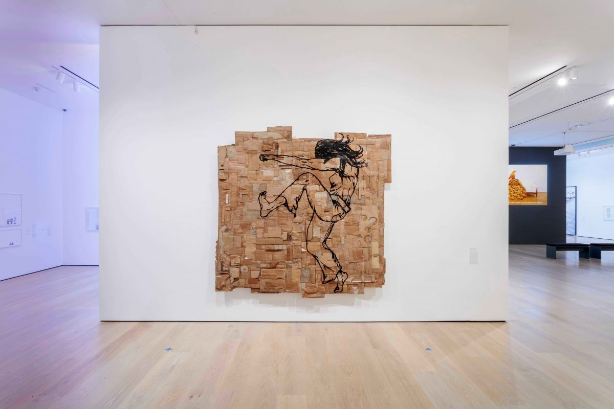 <I>Andrea Bowers</I>, 2022</br> installation view,
Hammer Museum, Los Angeles
