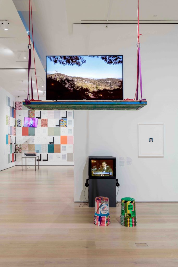 <I>Andrea Bowers</I>, 2022</br> installation view,
Hammer Museum, Los Angeles