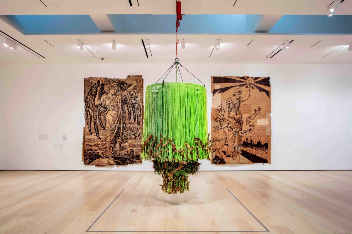 <I>Andrea Bowers</I>, 2022</br> installation view,
Hammer Museum, Los Angeles
