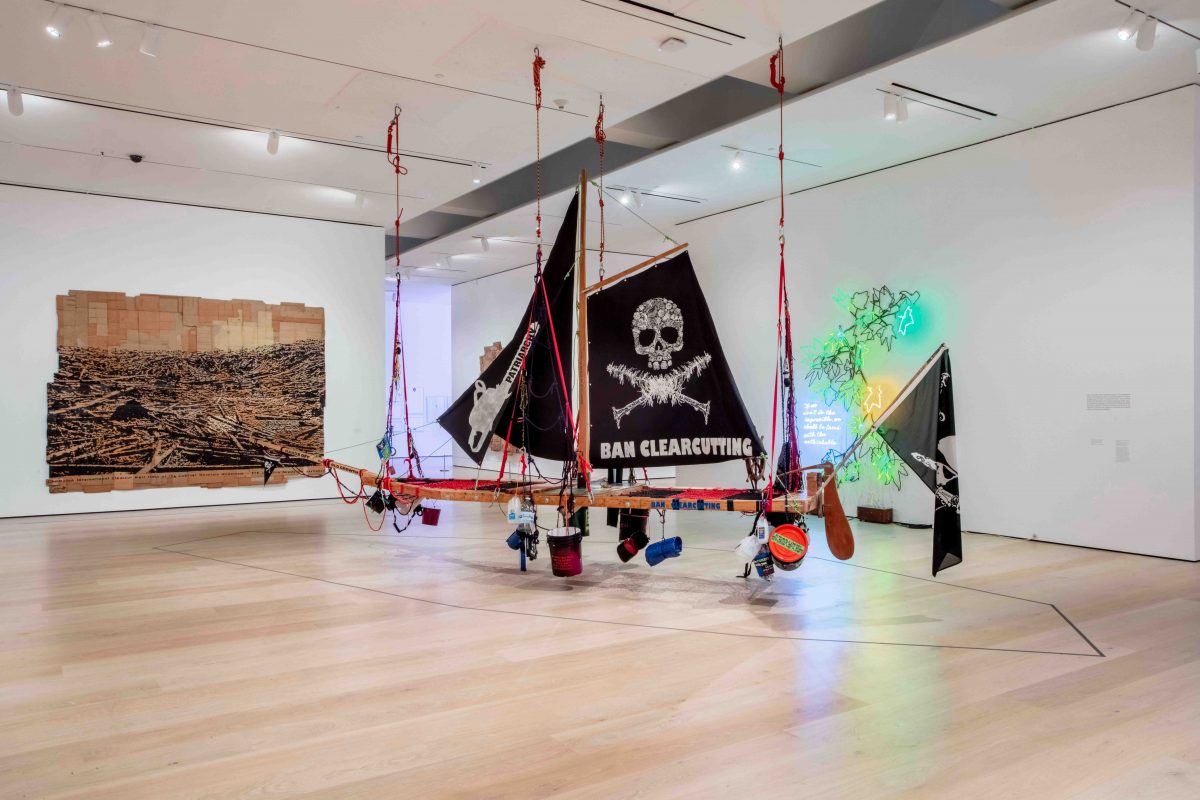 <I>Andrea Bowers</I>, 2022</br> installation view,
Hammer Museum, Los Angeles