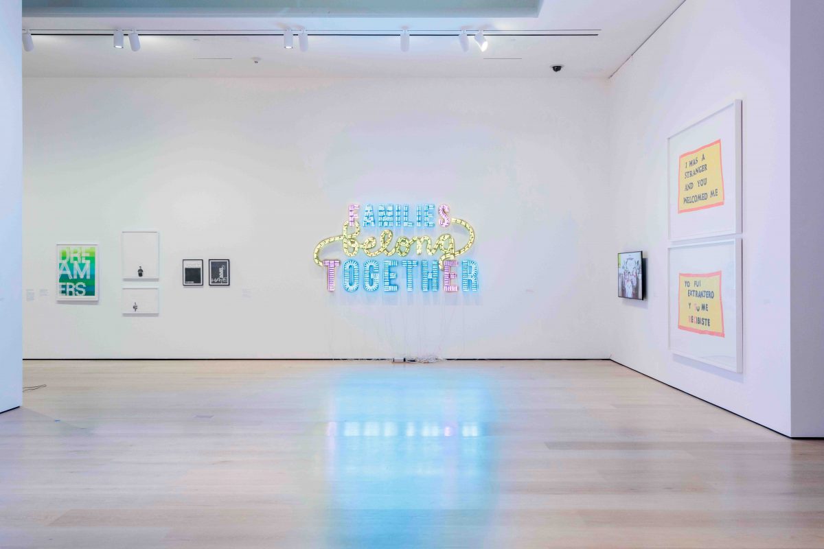 <I>Andrea Bowers</I>, 2022</br> installation view,
Hammer Museum, Los Angeles