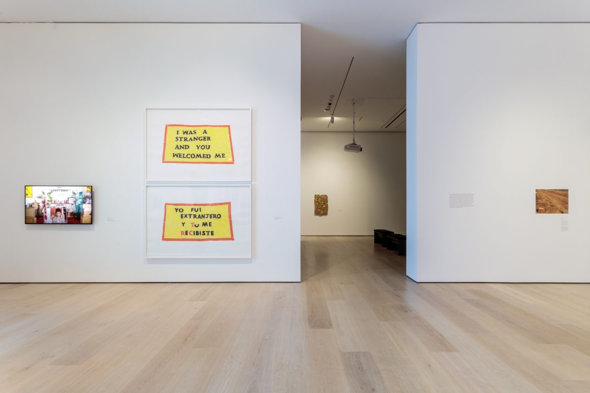 <I>Andrea Bowers</I>, 2022</br> installation view,
Hammer Museum, Los Angeles