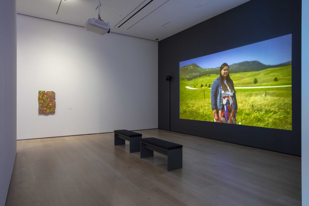 <I>Andrea Bowers</I>, 2022</br> installation view,
Hammer Museum, Los Angeles
