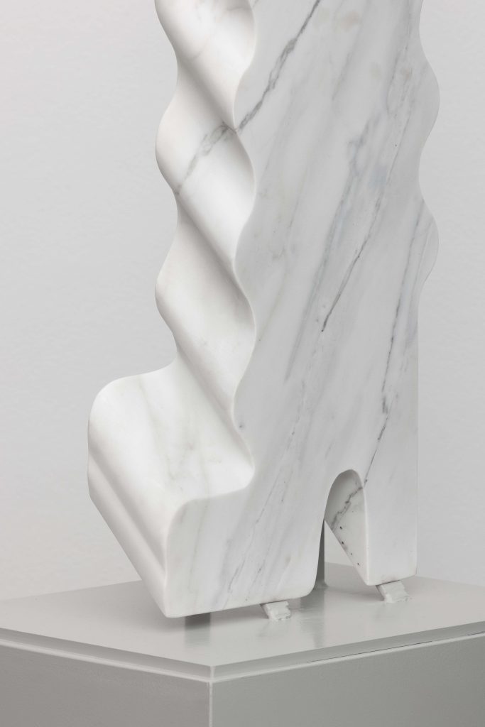 <i>Slanted Way Boot (Vertical)</i>, 2022
</br> (detail)</br>