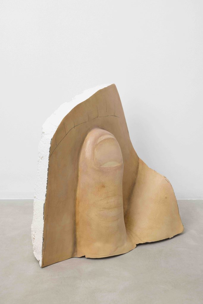 <I>Project For A Door (Sculpturecenter) (fragment 4)</i>, 2015
</br>polystyrene, oil paint, epoxy, jesmonite</br>
70 x 76 x 40 cm / 27.5 x 29.9 x 15.7 in