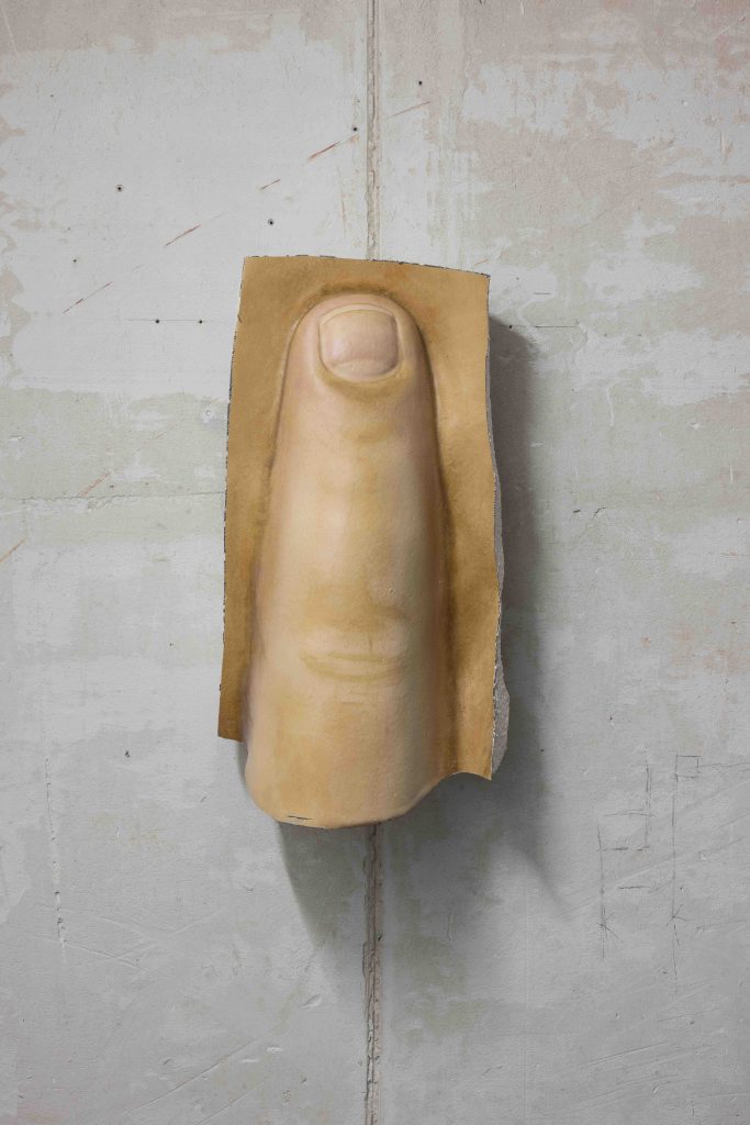 <I>Project For A Door (Sculpturecenter) (fragment 1)</i>, 2015
</br>polystyrene, oil paint, epoxy, jesmonite</br>
80 x 40 x 30 cm / 31.4 x 15.7 x 11.8 in
