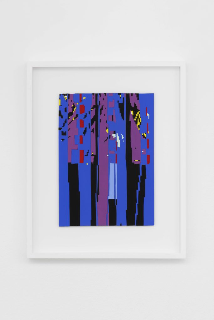 <i>Centennial March</i>, 2022</br>acrylic gouache on paper</br>
37,8 x 30,5 cm / 14.8 x 12 in