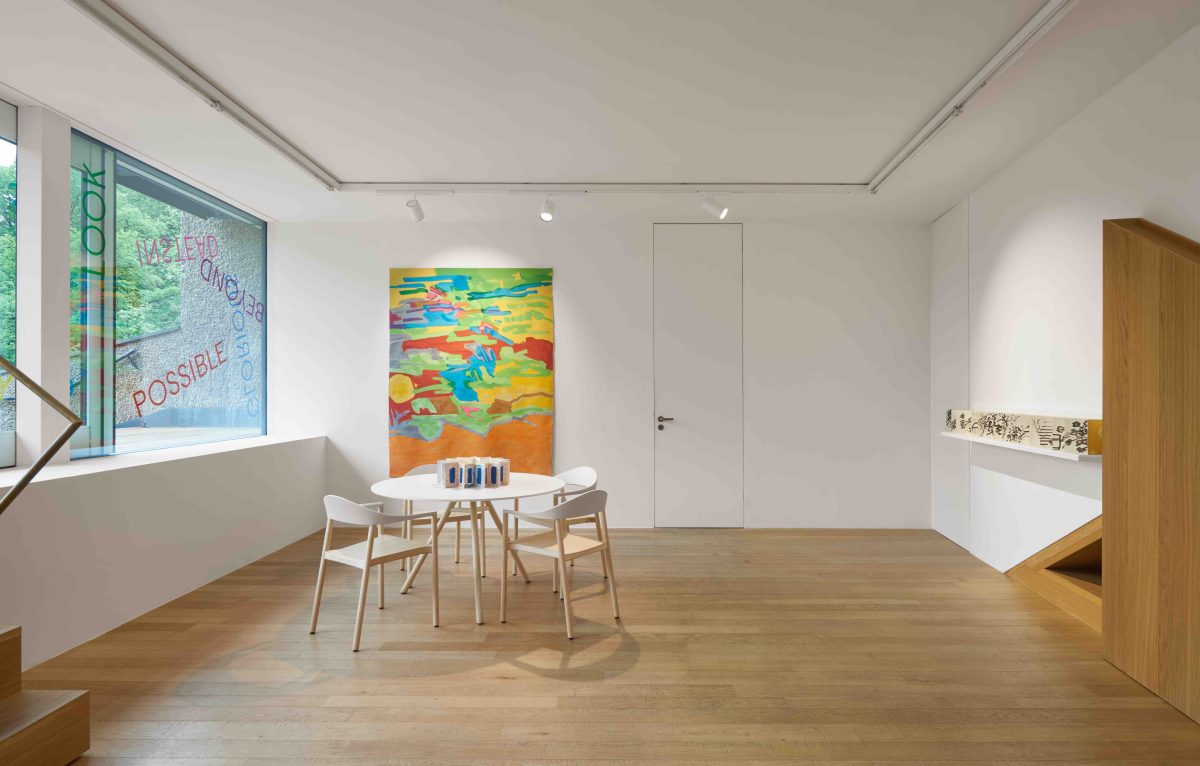 <i>etel adnan & simone fattal: working together</i>, 2022 </br> installation view, fondazione antonio dalle nogare, Bozen
