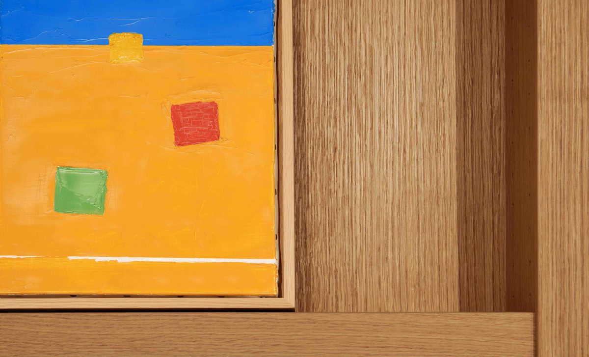 <i>etel adnan & simone fattal: working together</i>, 2022 </br> installation view, fondazione antonio dalle nogare, Bozen