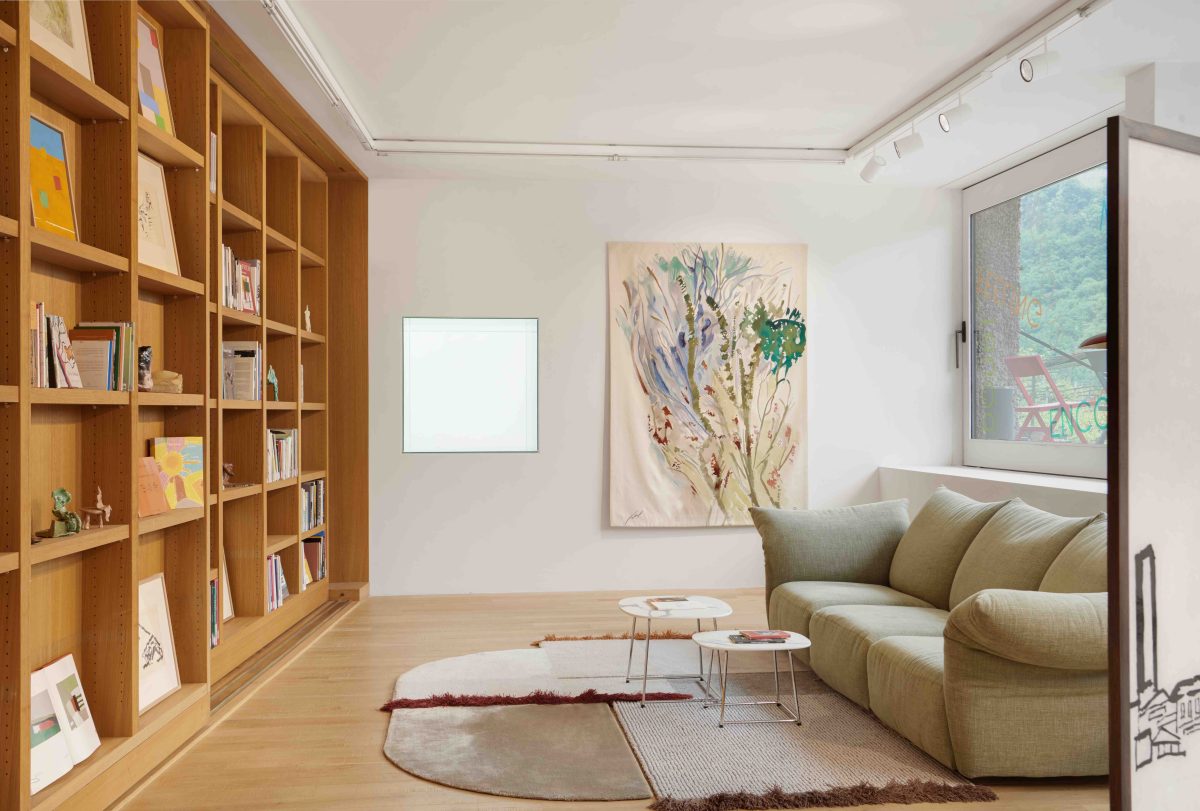 <i>etel adnan & simone fattal: working together</i>, 2022 </br> installation view, fondazione antonio dalle nogare, Bozen