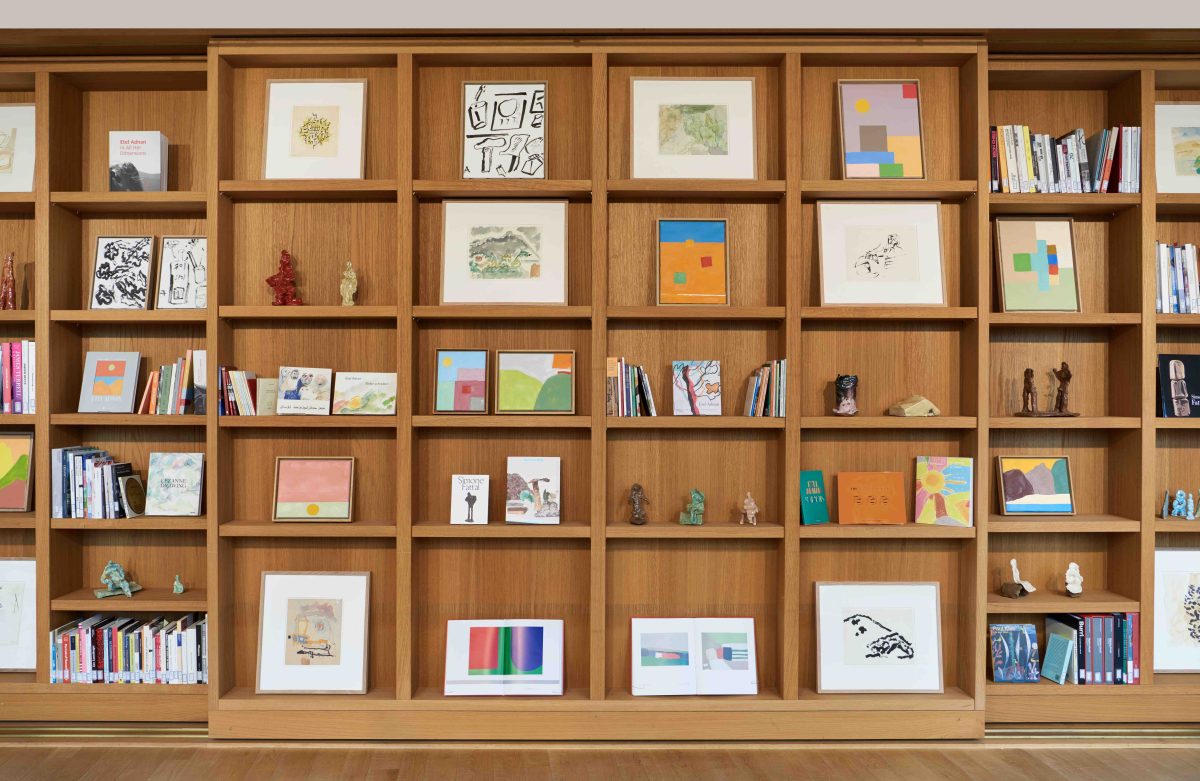 <i>etel adnan & simone fattal: working together</i>, 2022 </br> installation view, fondazione antonio dalle nogare, Bozen