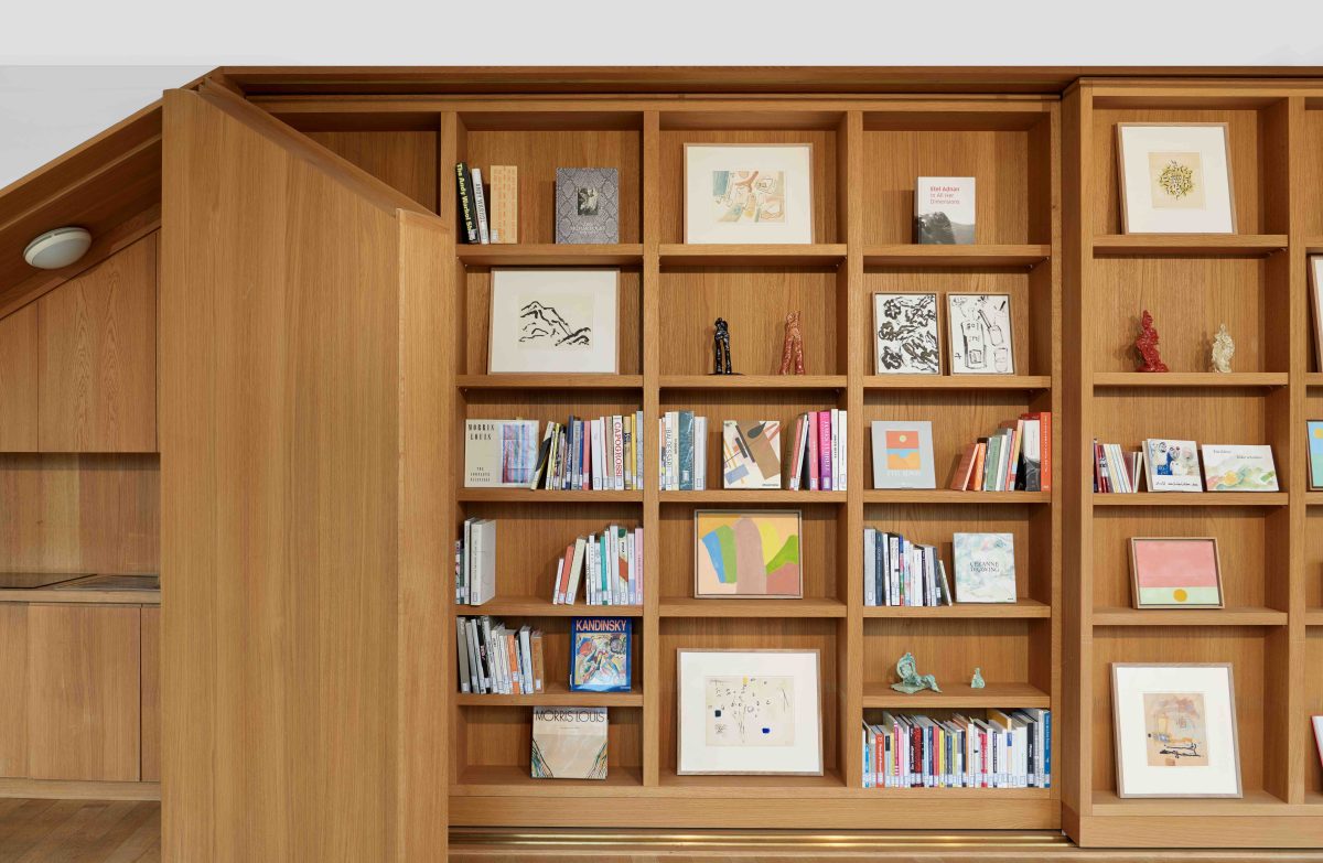 <i>etel adnan & simone fattal: working together</i>, 2022 </br> installation view, fondazione antonio dalle nogare, Bozen