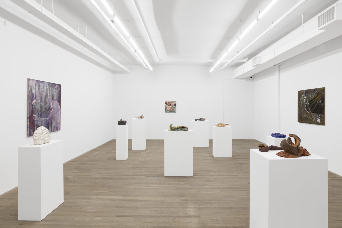<i>Husks</i>, 2022 </br> installation view, kaufmann repetto, new york