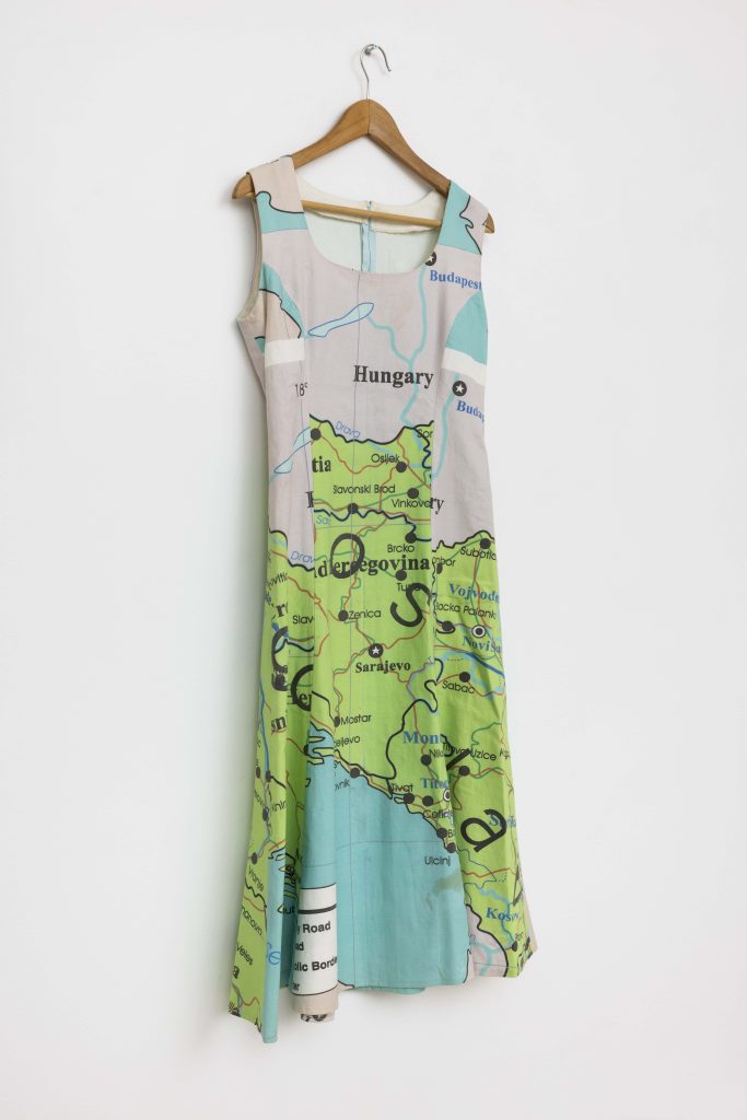 Maja Bajevic, <i>Dressed Up</i>, 1999-2023</br>jersey</br> dress: 124 x 109 cm / 48.8 x 42.87 in