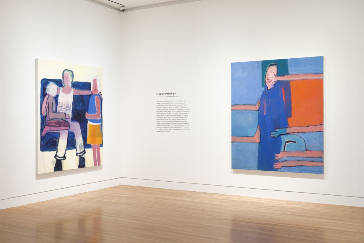 <I>Flying Woman: The Paintings of Katherine Bradford</I>, 2023</br> installation view,
Frye Art Museum, Seattle